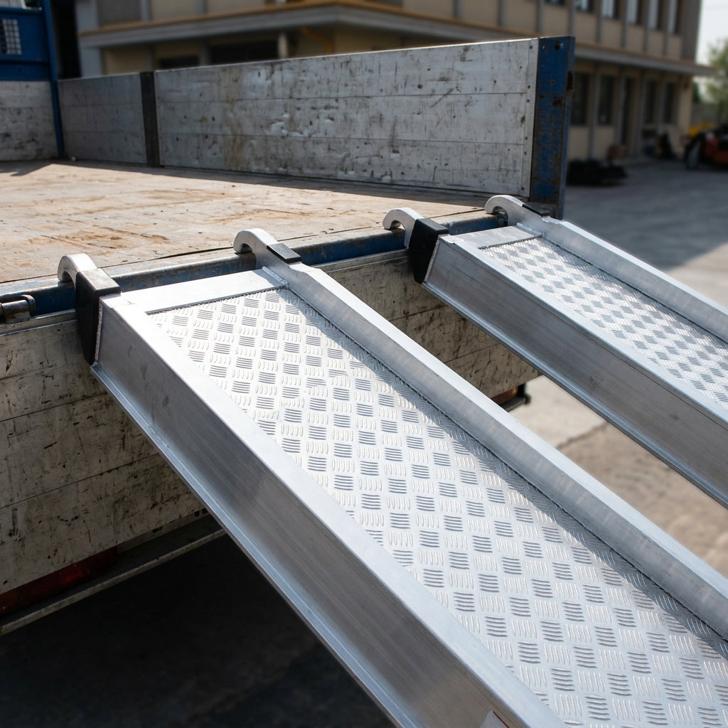 3500mm Aluminium Loading Ramps 14000kg Capacity (view 2)