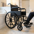 45cm Wheelchair Steel Frame Padded Armrests