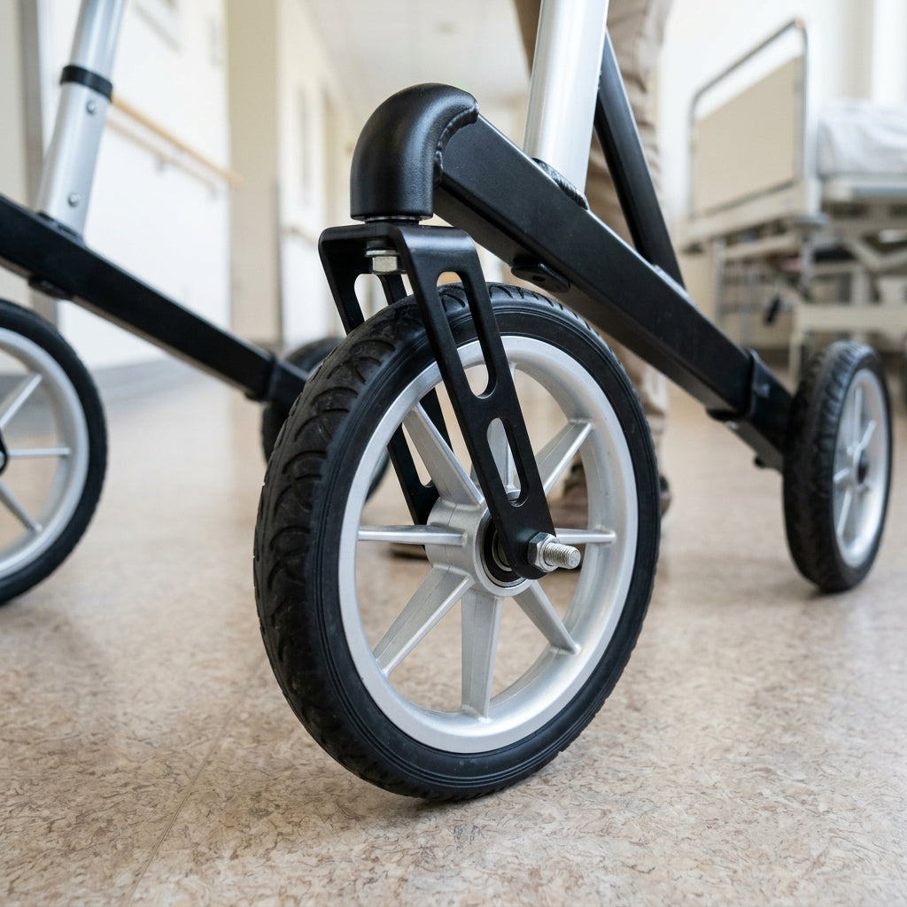 Heavy Duty 4-Wheel Rollator with Adjustable Handles (view 2)