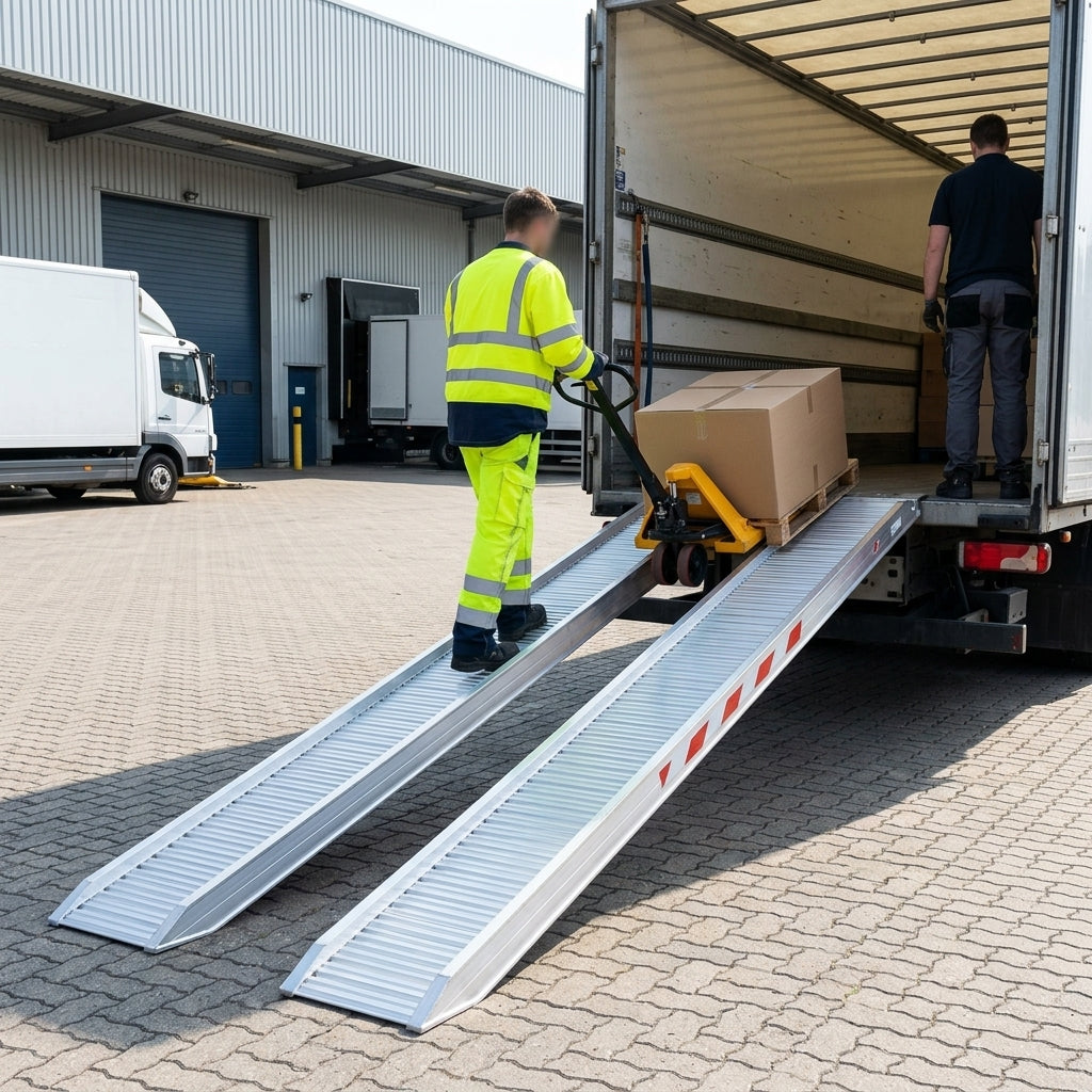 3500mm Loading Ramps Aluminium 1250kg Capacity