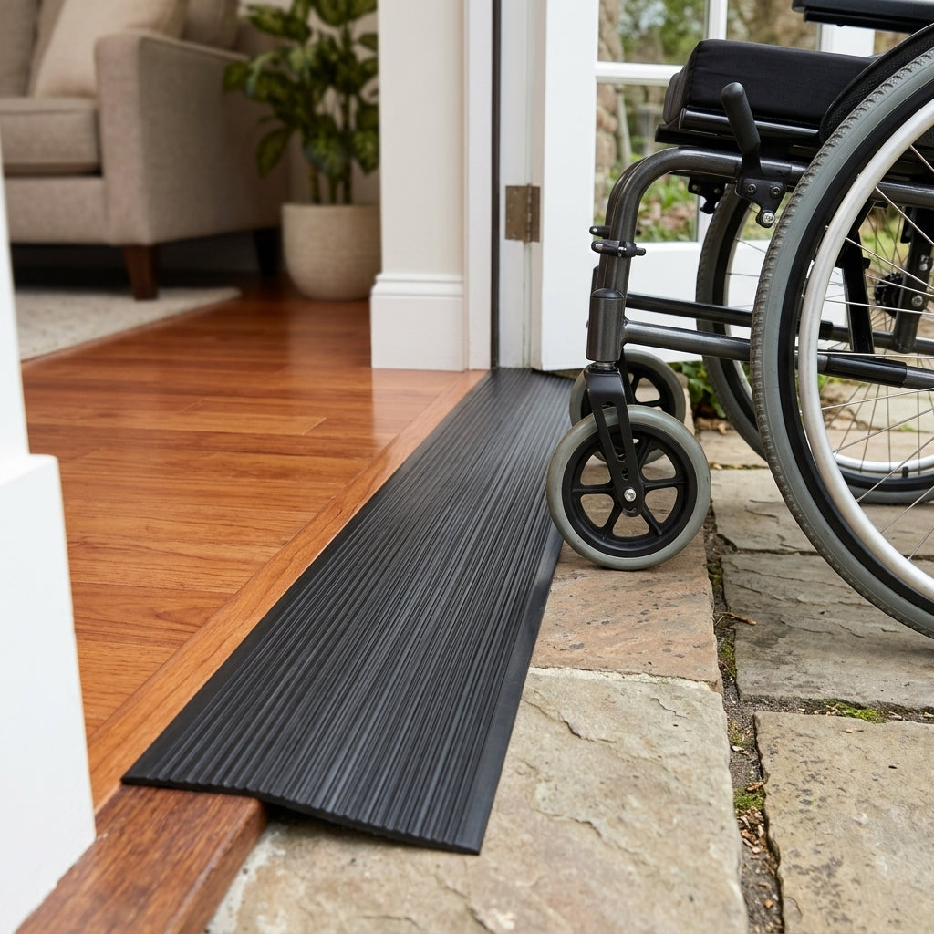 4mm Rubber Strip Door Sill Guard for Mobility Aids