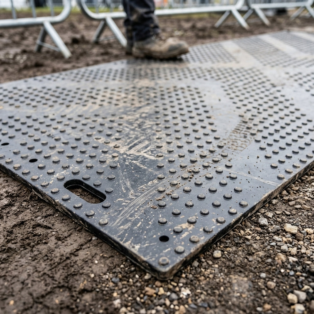 120 x 241cm Ground Protection Mat 12mm Thick (view 2)