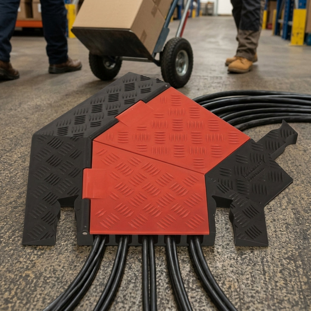 5-Channel Cable Protector Right Turn Section
