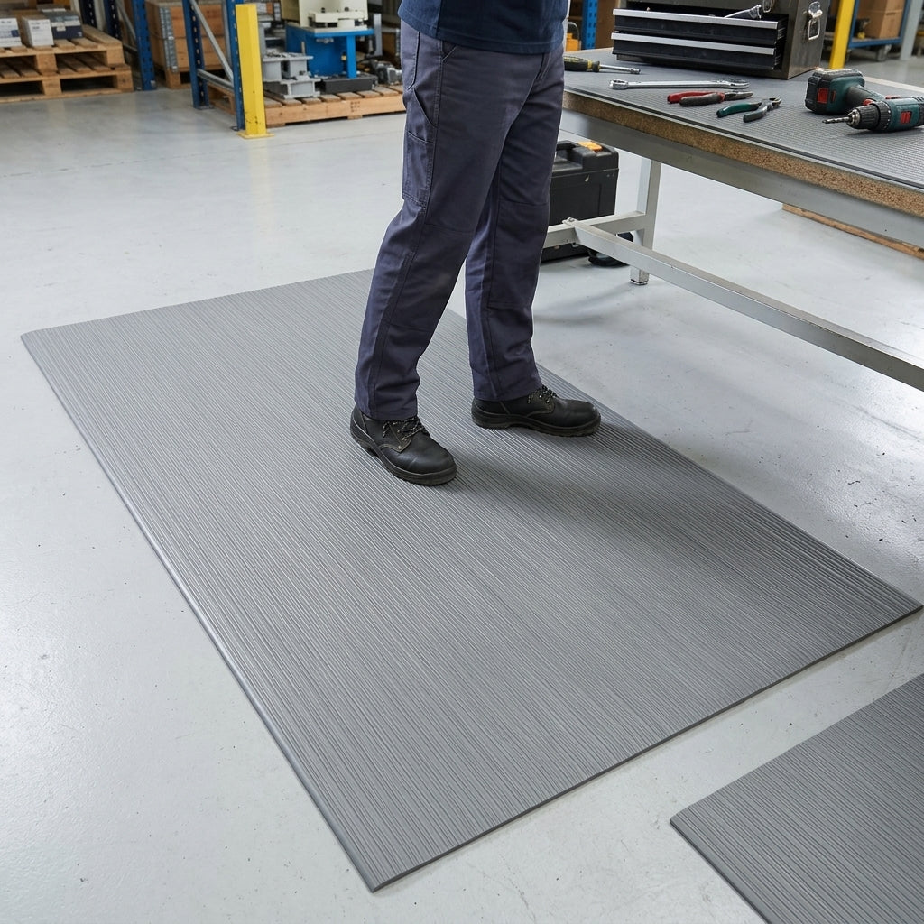 9.4mm Anti-Fatigue Mat Grey - Cut to Size