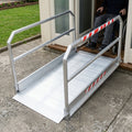 3790mm Pedestrian Ramp with Handrails 1000mm Width