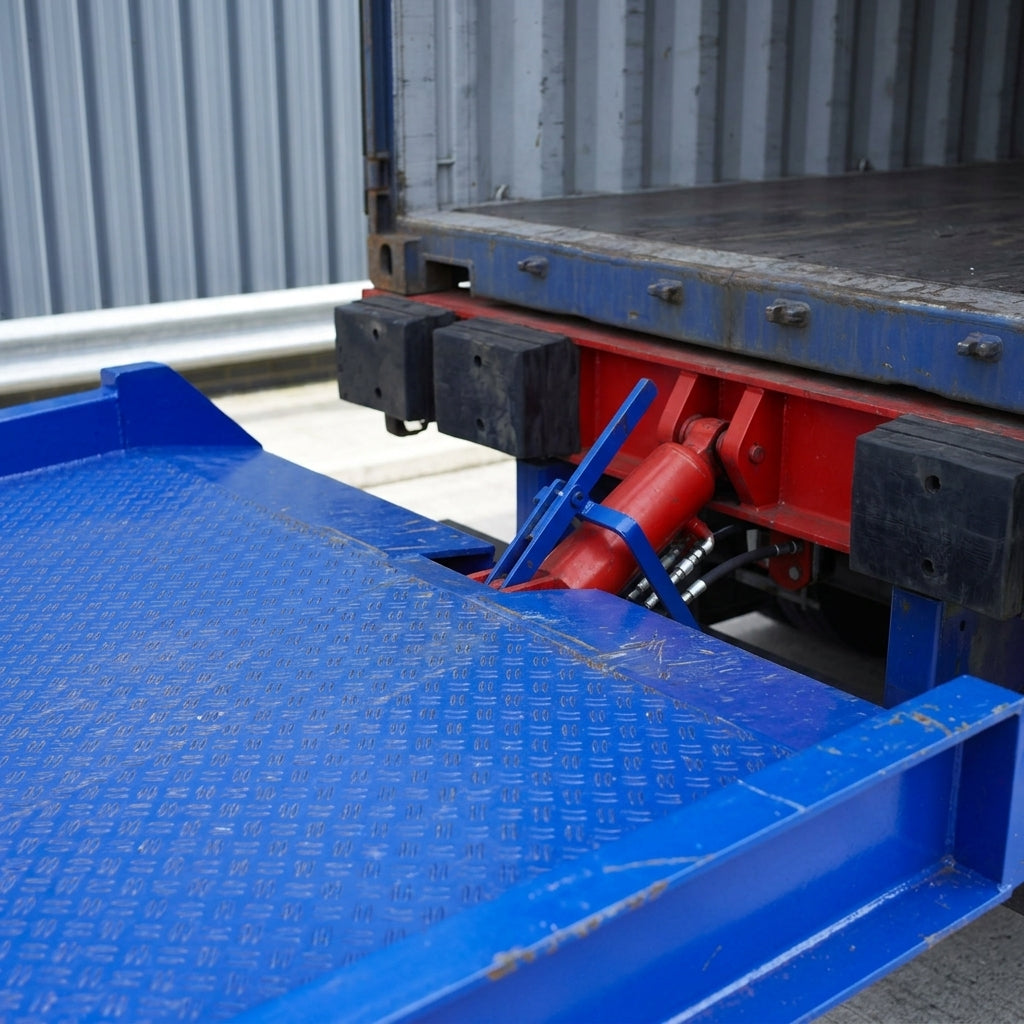 Mobile Yard Ramp with Hydraulic Assist and 10,000kg Capacity (view 2)
