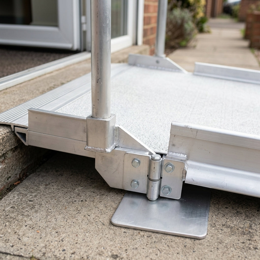 1990mm Vehicle Accessible Ramp with Handrails (view 2)