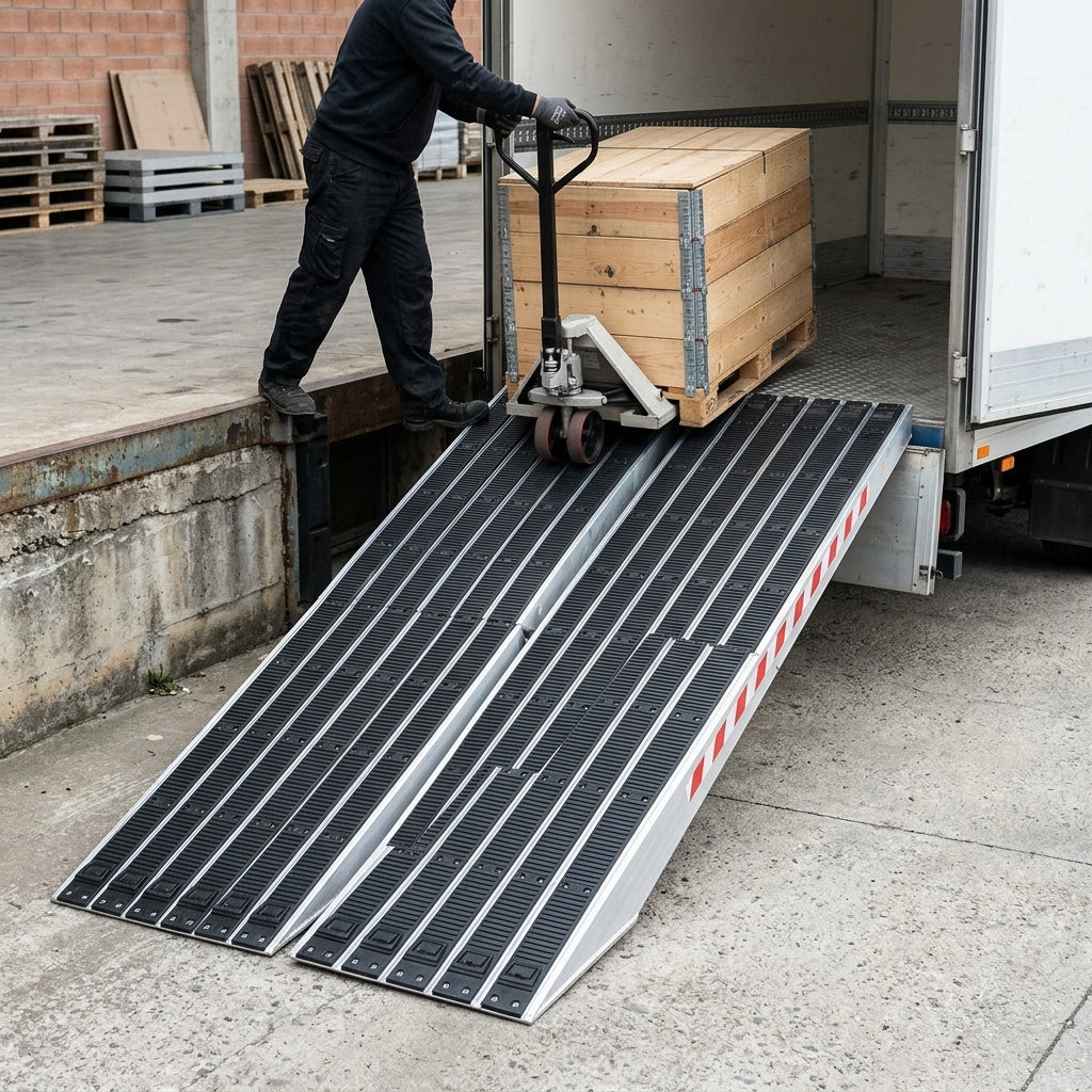 3000mm x 720mm Heavy Duty Ramp with Rubber Coating