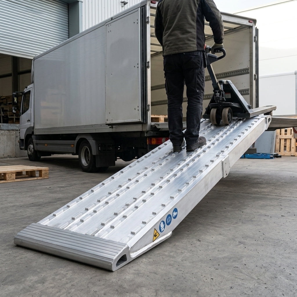 2000mm Heavy Duty Loading Ramps Aluminium 2900kg Capacity