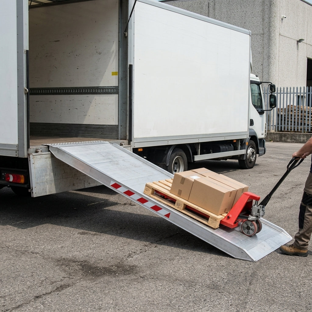 3500mm Loading Ramp Aluminium 16000kg Capacity