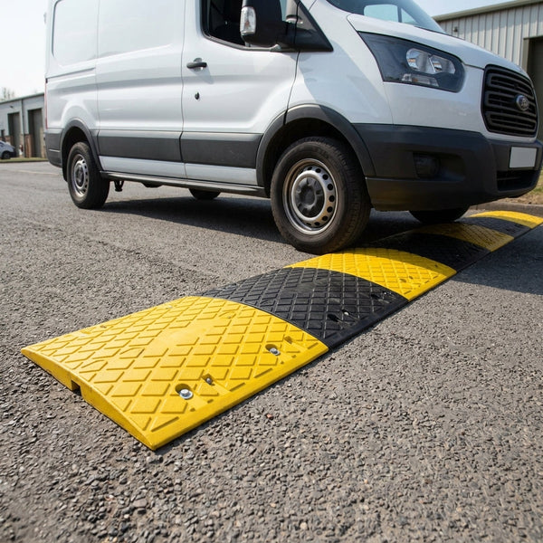 1000mm x 450mm x 60mm Heavy Duty Speed Bump with Steel Plate