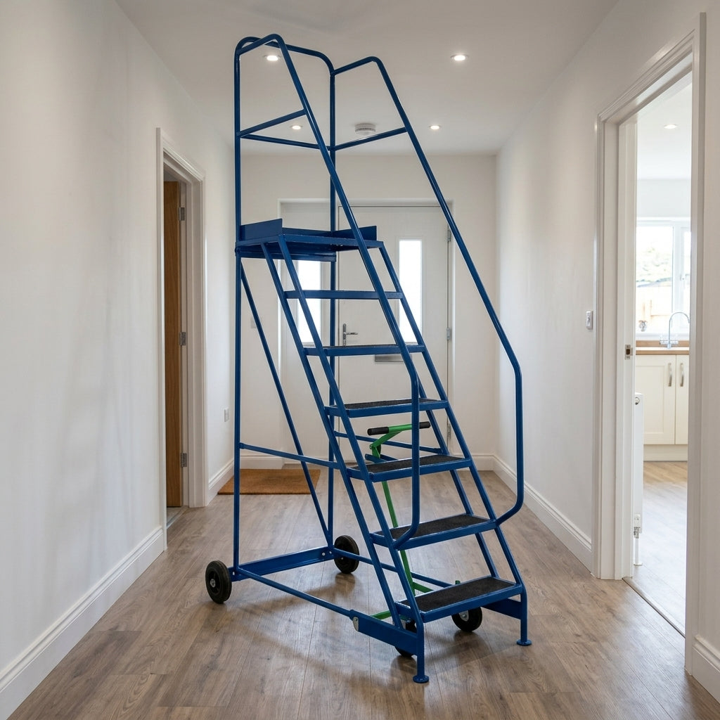 3750mm Compact Warehouse Steps - 15 Treads