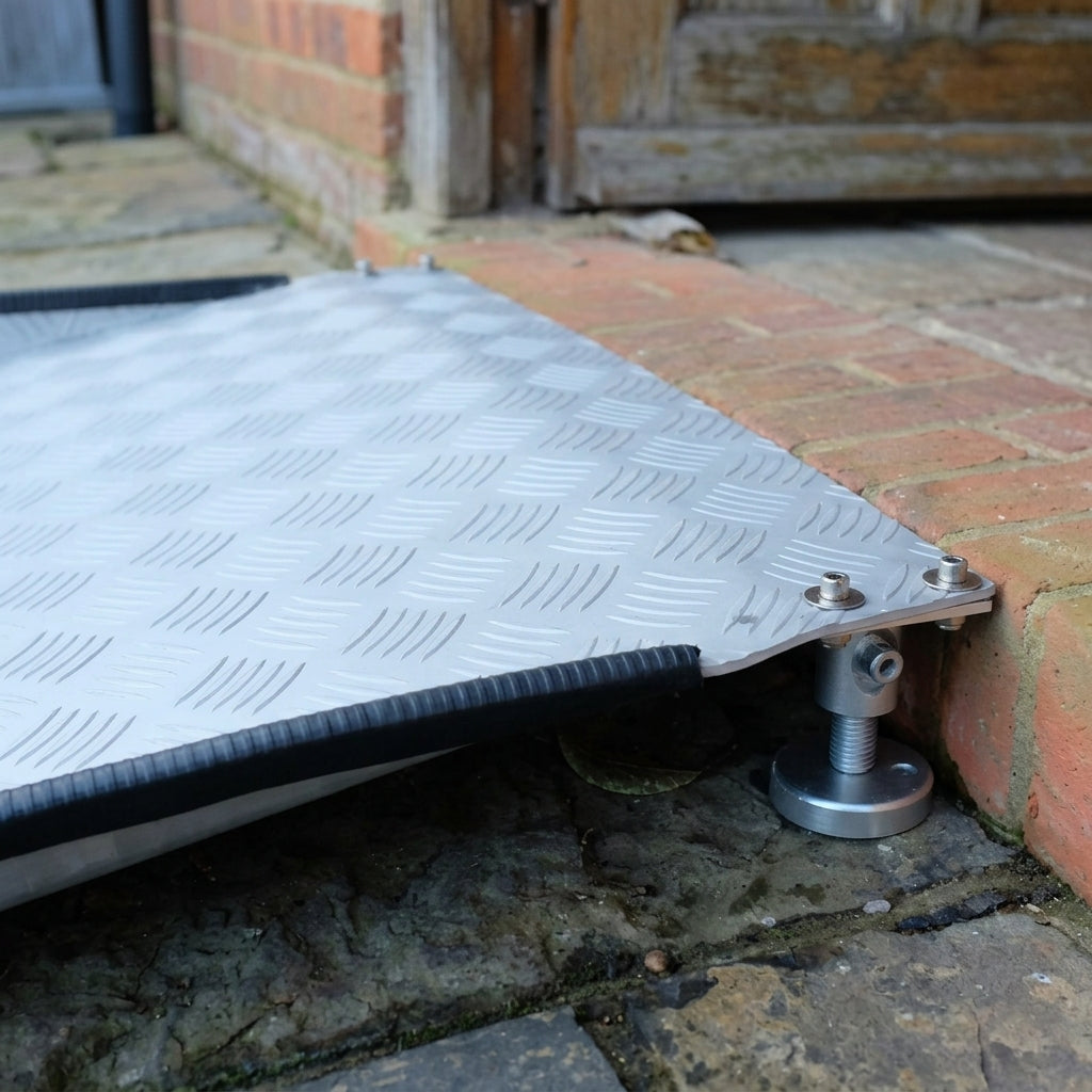 2ft - 8ft Adjustable Threshold Ramp Aluminium (view 2)