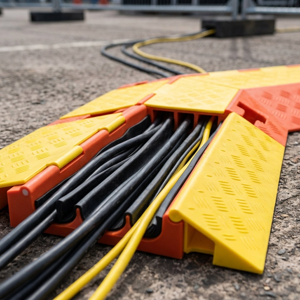 5-Channel Cable Protector Right Turn 45° 18280kg Capacity (view 2)