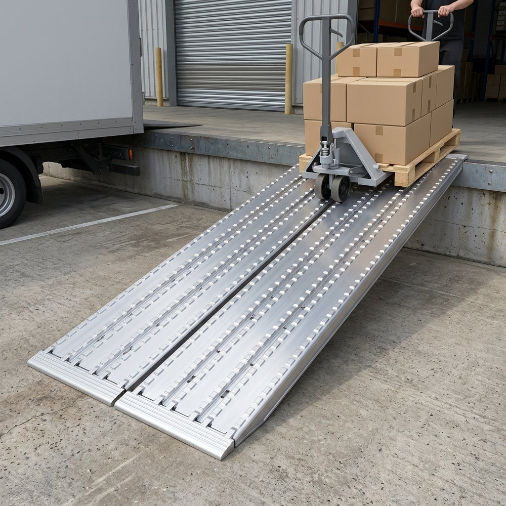 1500mm x 600mm Heavy Duty Loading Ramps 50000kg Capacity