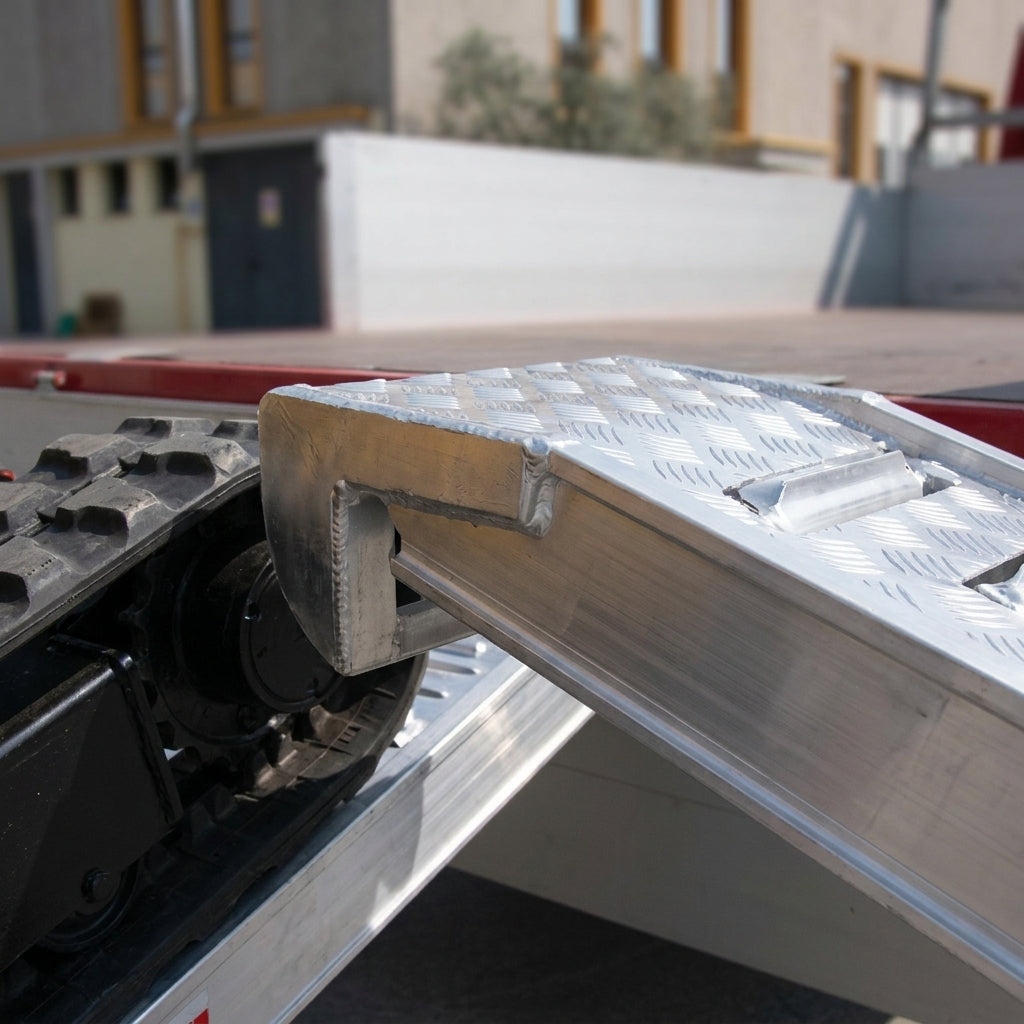 2500mm Aluminium Loading Ramps 400mm Wide 6000kg Capacity (view 2)