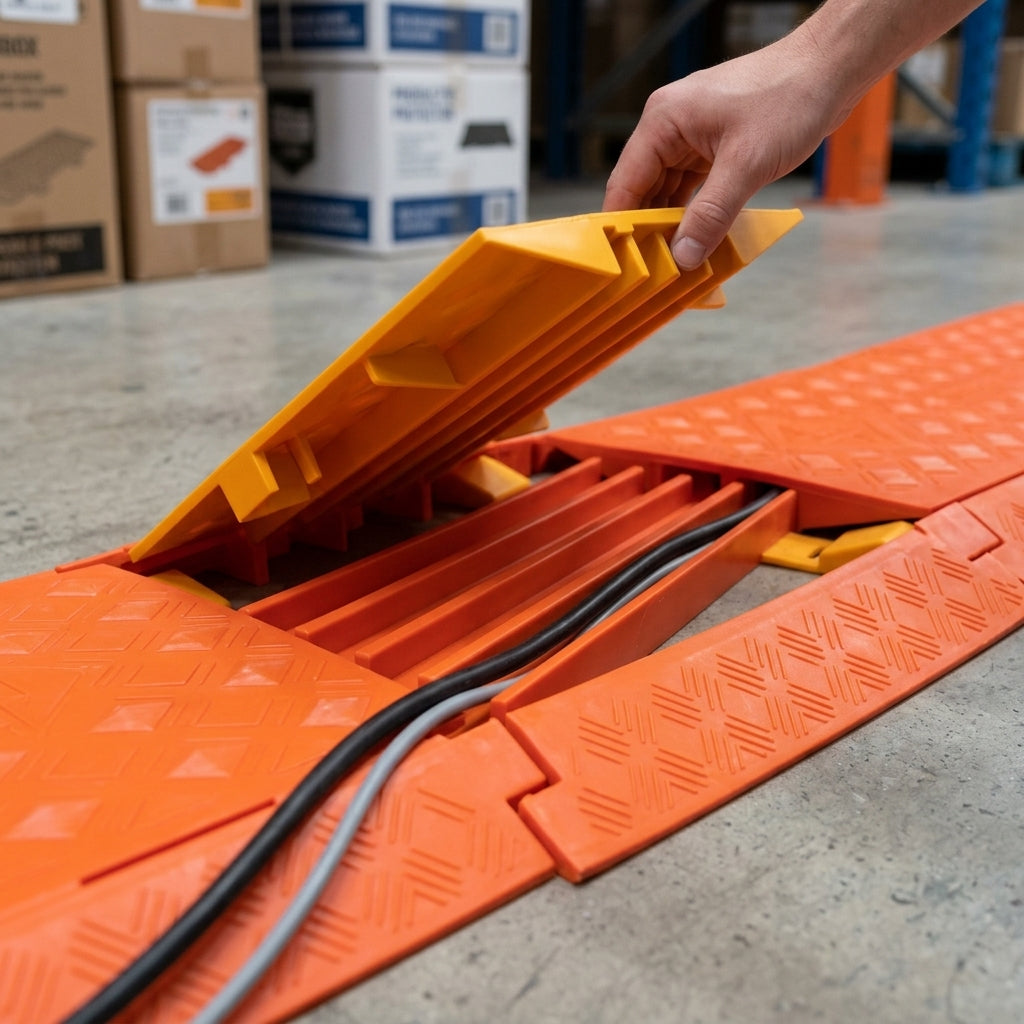 5 Channel Cable Protector Bridge - Modular Design (view 2)