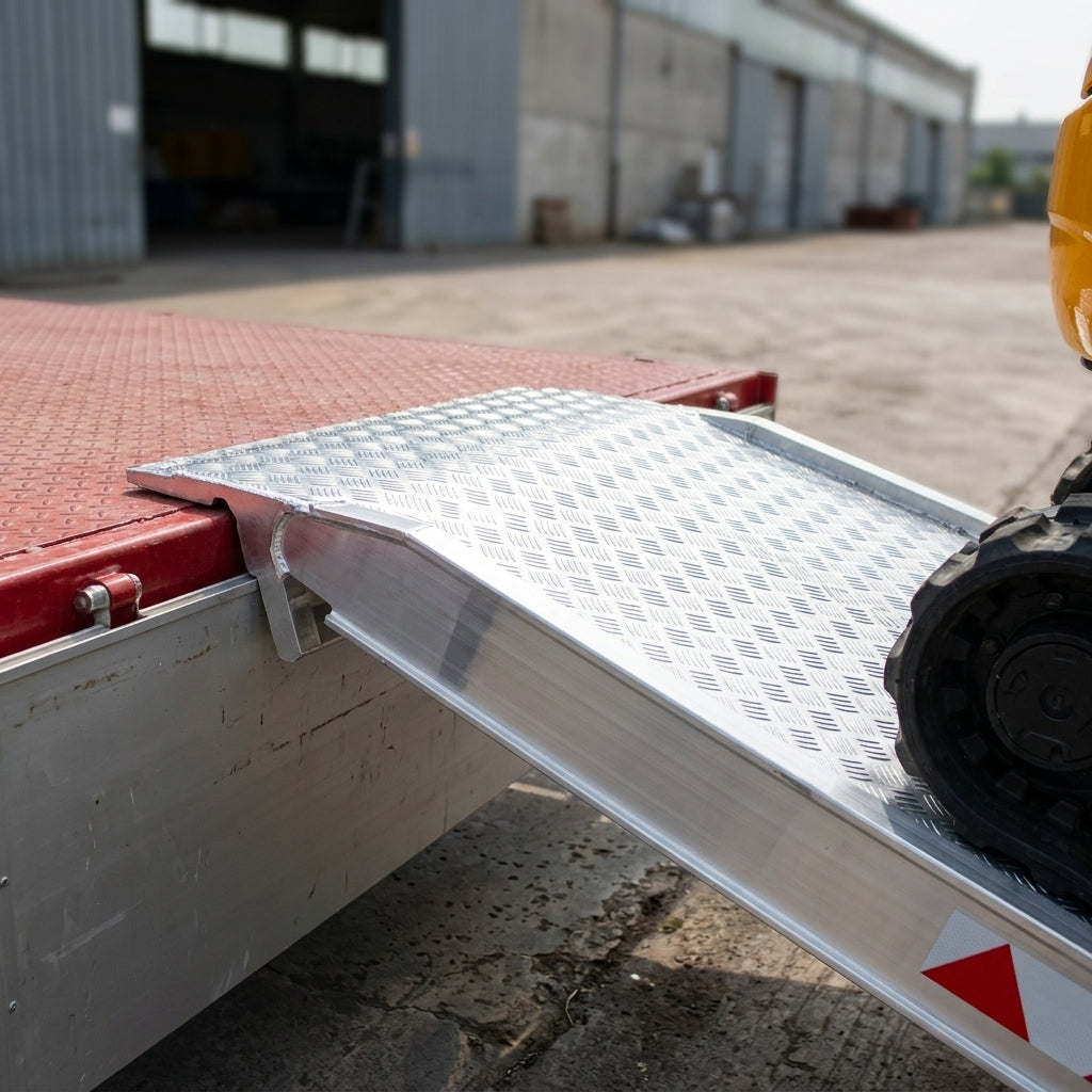 4500mm x 400mm Aluminium Loading Ramps 1250kg Capacity (view 2)