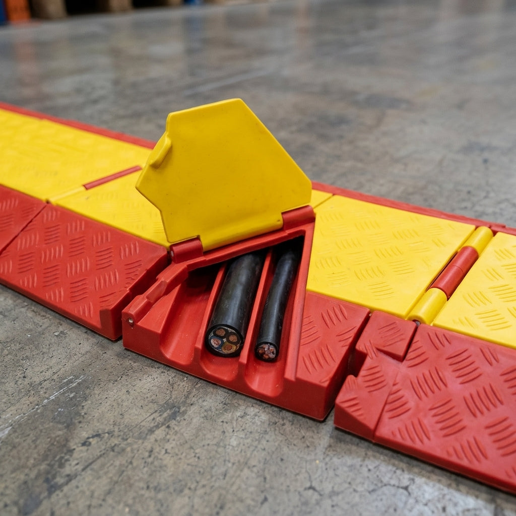 5-Channel Cable Protector Left Turn 45° 18280kg Capacity (view 2)