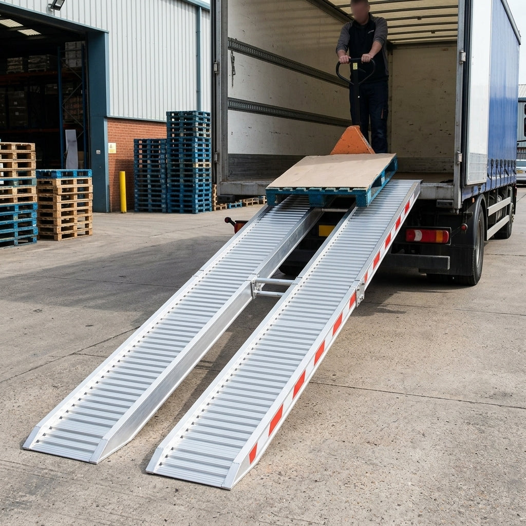 4000mm Aluminium Loading Ramps 2500kg Capacity