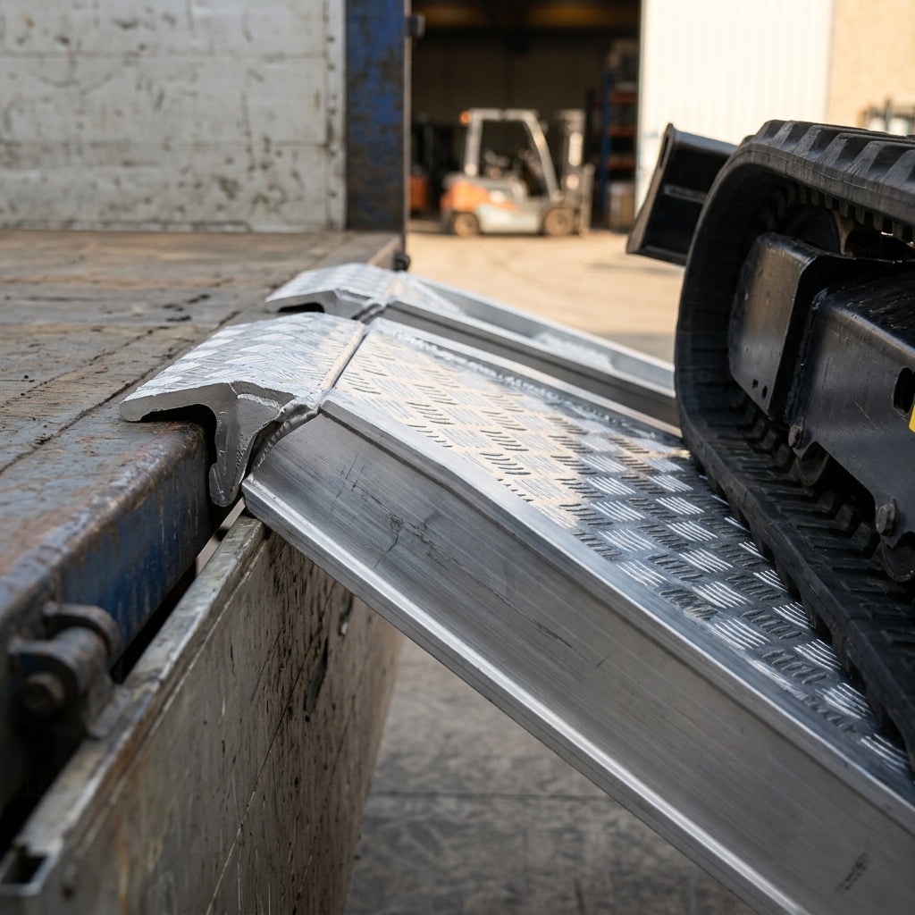 2500mm x 550mm Aluminium Loading Ramps 18000kg Capacity (view 2)