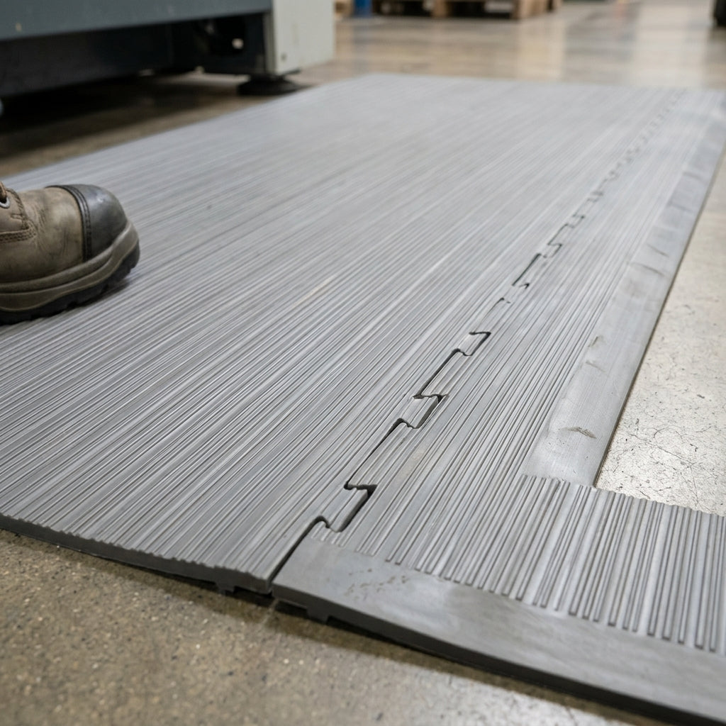 9.4mm Anti-Fatigue Mat Grey by Linear Meter (view 2)