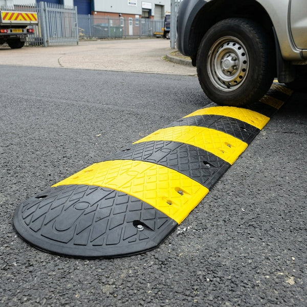 2500mm x 450mm Heavy Duty Speed Bump with Steel Plate