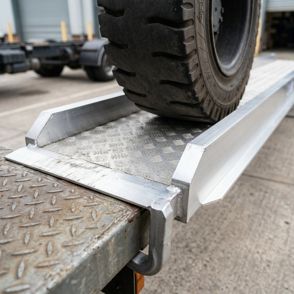 4000mm x 520mm Heavy Duty Aluminium Loading Ramps (view 2)