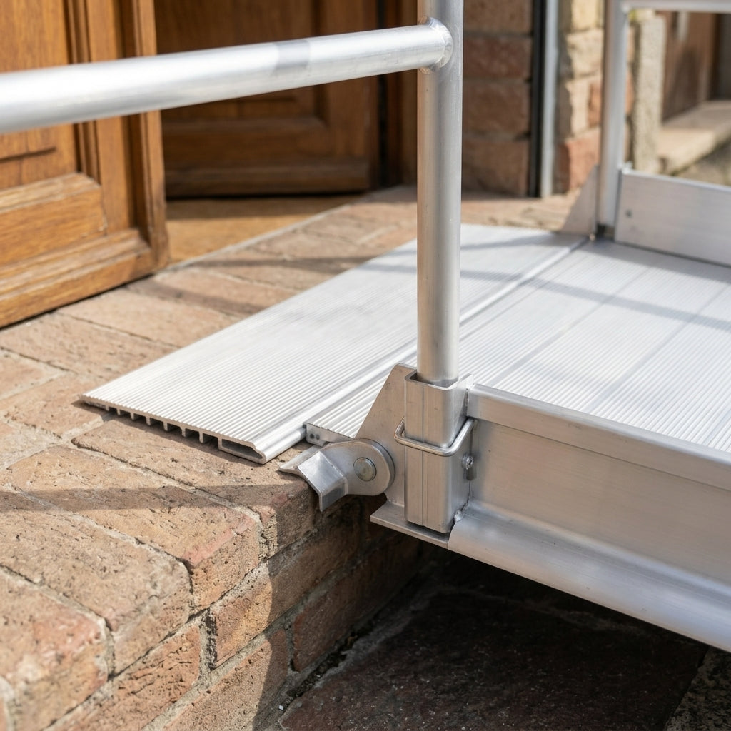 5790mm Pedestrian Ramp with Handrails, 1000mm Internal Width (view 2)