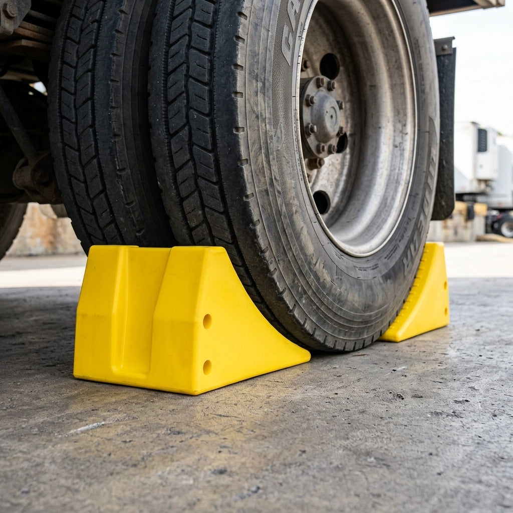 38cm x 38cm Heavy Duty Wheel Chocks (view 2)