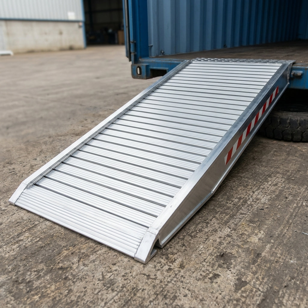 1750mm x 510mm Aluminium Container Ramps 7500kg Capacity (view 2)