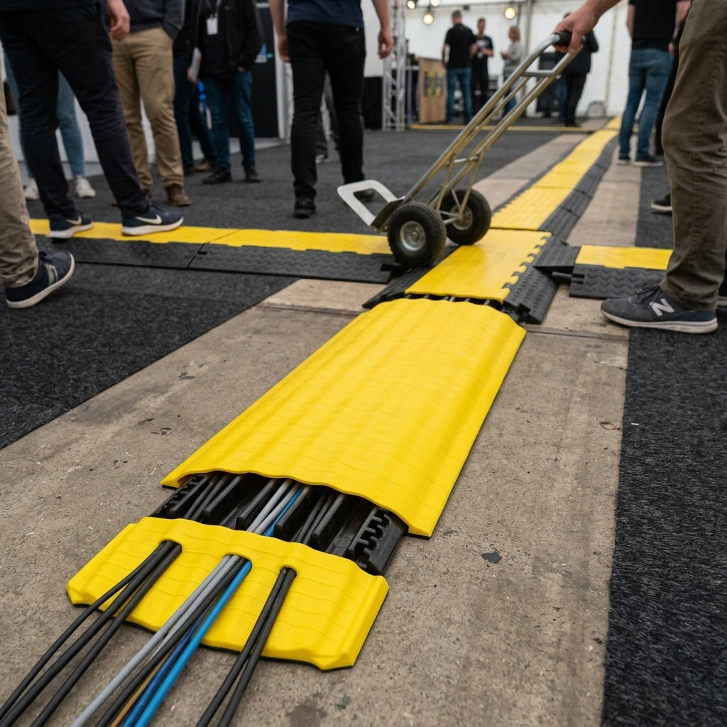 End Ramp for 4-Channel Cable Protector