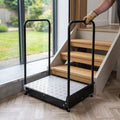 Adjustable Half Step 80-150mm with Handrail