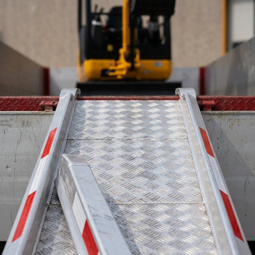 2500mm Aluminium Loading Ramps 400mm Wide 5000kg Capacity (view 2)