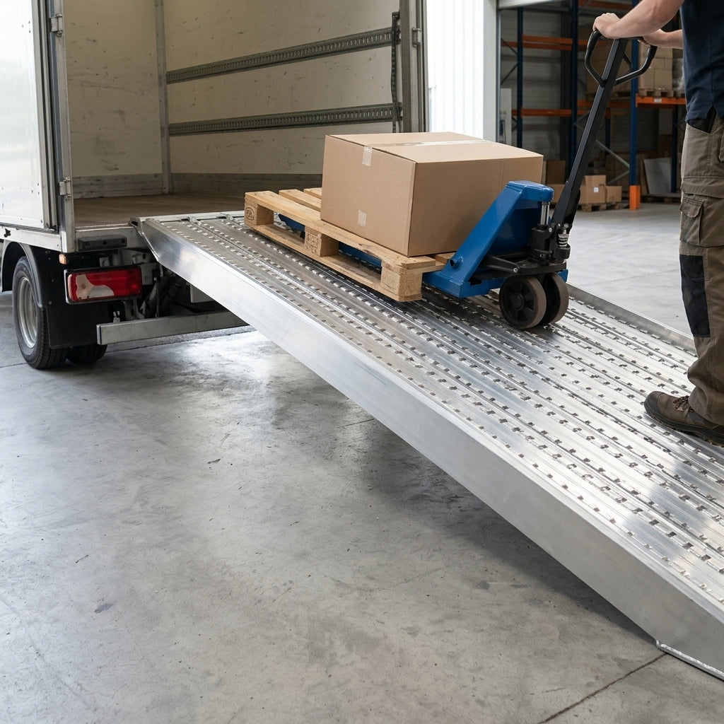 3000mm x 600mm Heavy Duty Loading Ramps 36000kg Capacity