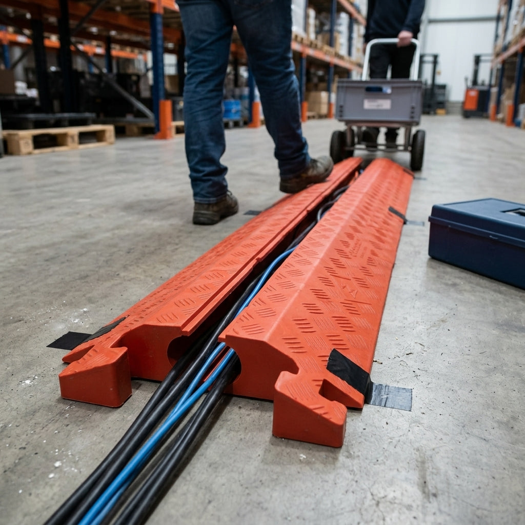 Channel Split Top Safety Mat