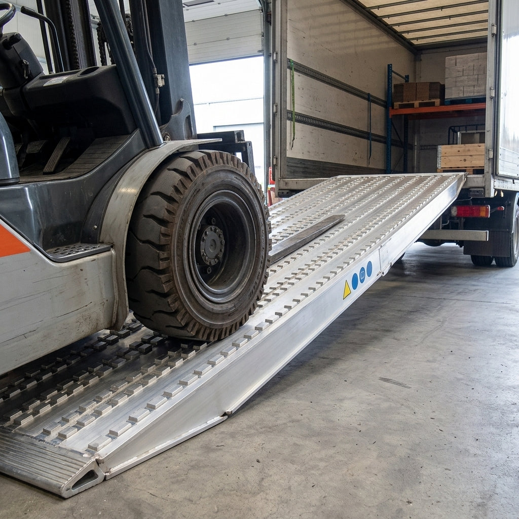 4000mm x 520mm Heavy Duty Aluminium Loading Ramps