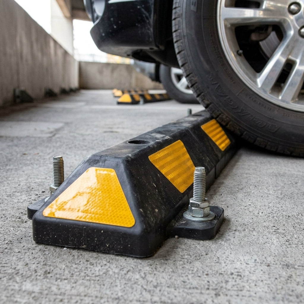 900mm Wheel Stop in High-Density Rubber (view 2)