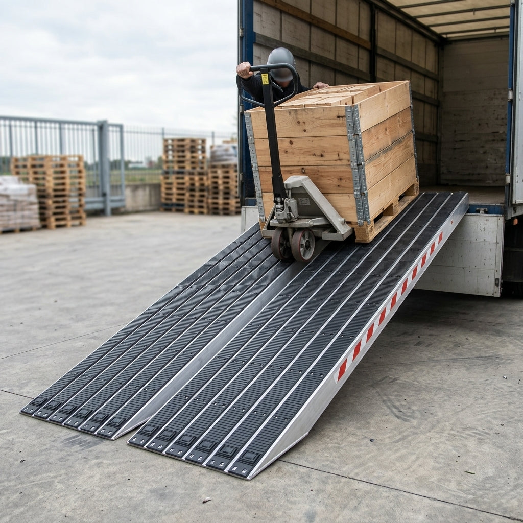 2500mm x 480mm Heavy Duty Loading Ramps 17500kg Capacity