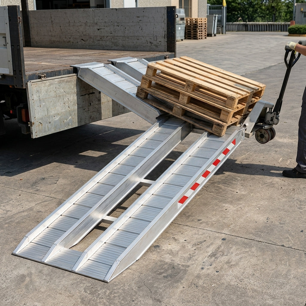 2500mm Aluminium Loading Ramps 8000kg Capacity