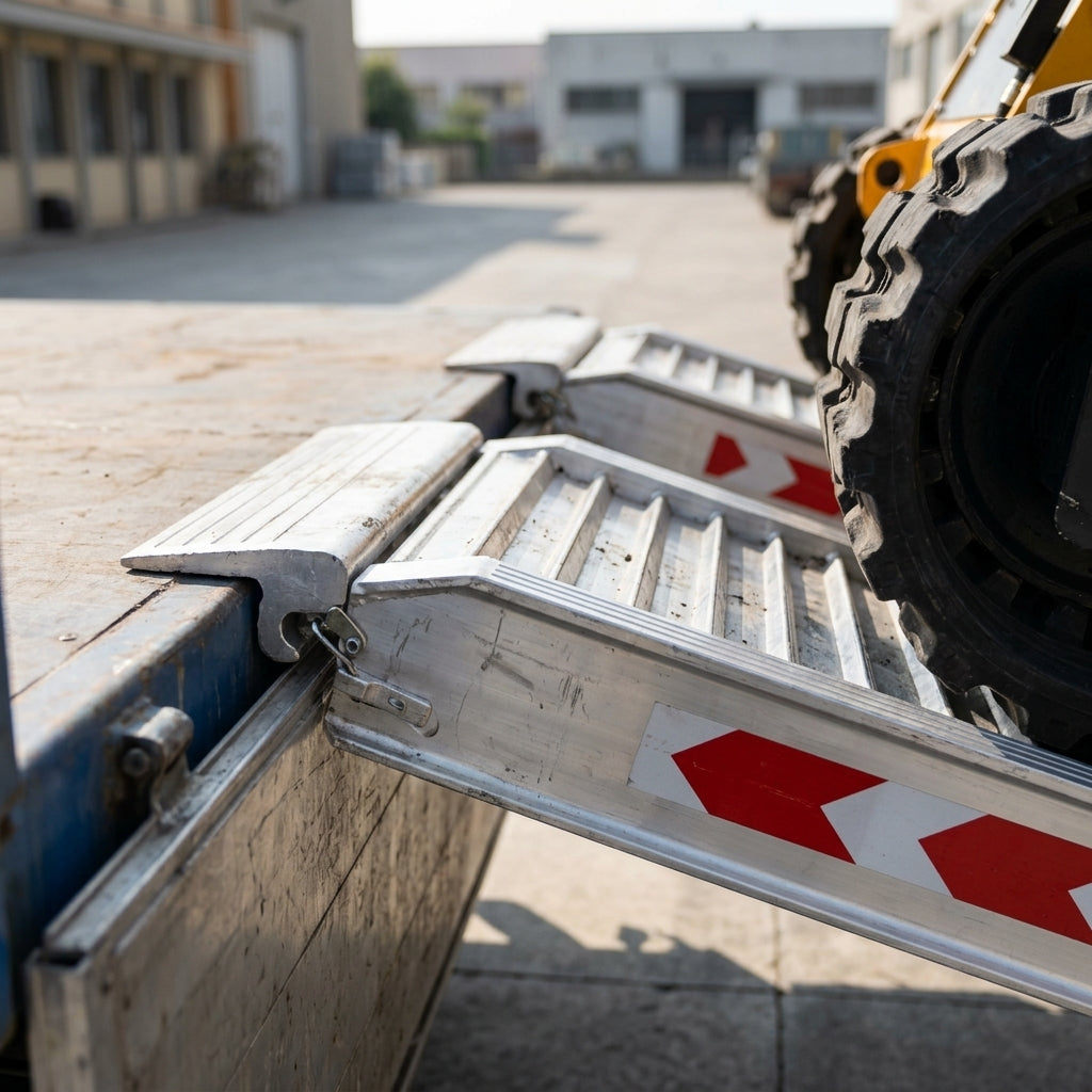 Aluminium Loading Ramps 4000-5500mm up to 12000kg Capacity (view 2)