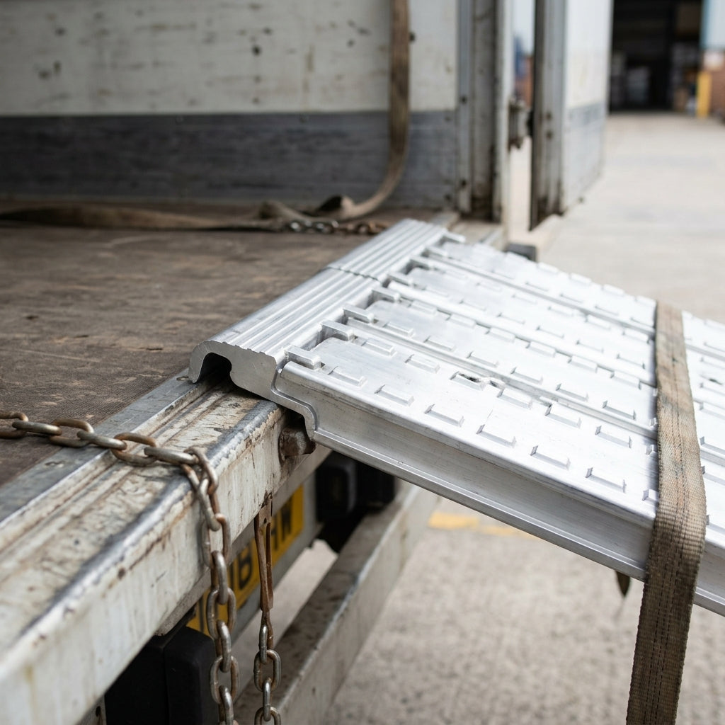 2500mm x 600mm Heavy Duty Loading Ramps 48000kg Capacity (view 2)