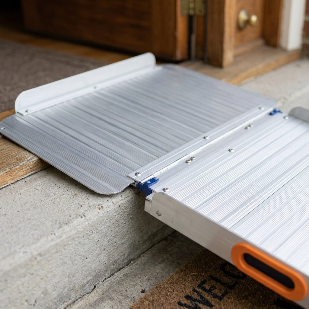 2ft Folding Wheelchair Ramp Lightweight 5kg (view 2)