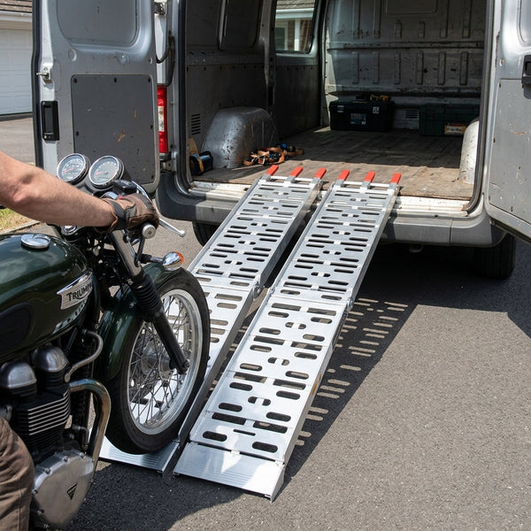 2200mm Motorcycle Loading Ramp - 300kg Capacity