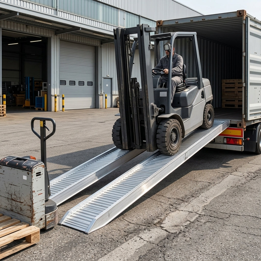 2500mm x 300mm Aluminium Loading Ramp 2510kg Capacity