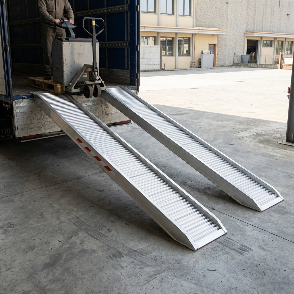 Loading Ramps 2500-5000mm Aluminium 8000kg Capacity