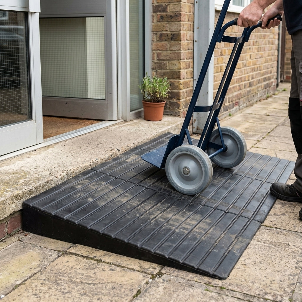 74-80mm High Rubber Threshold and Container Ramps