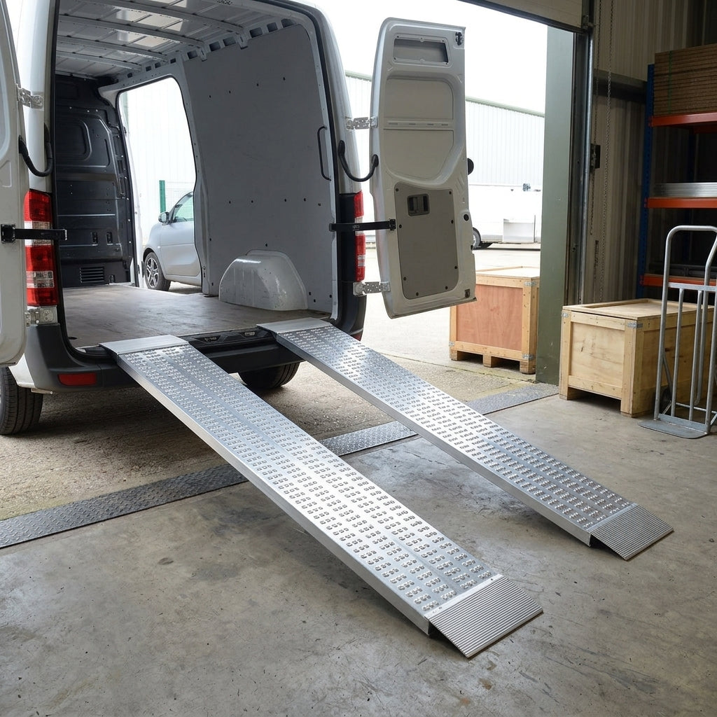 2500mm Car Ramps 315mm Wide 1421kg Capacity