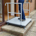 Adjustable Mobility Step with Handrails