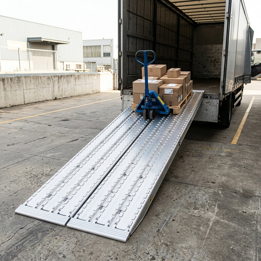 4500mm x 600mm Heavy Duty Loading Ramps 12000kg Capacity